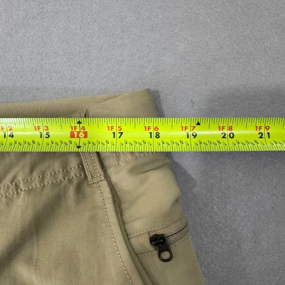 The North Face Convertible Hiking Pants Mens 36x32 Tan Zip‎ Off Cargo